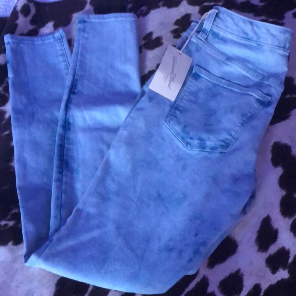 High rise skinny jeans